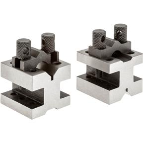 90° V-Blocks w/ Clamp Set - 1-3/8" x 1-3/8" x 1-3/16"
