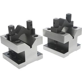 90° V-Blocks w/ Clamp Set - 2-3/8" x 2-3/8" x 2"