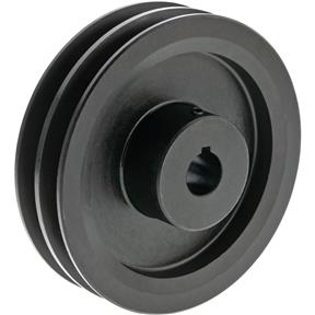 Double V-Groove Pulley - 5" Pitch Dia., 3/4" Bore