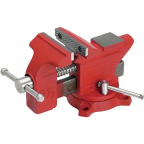 3-1/2" Bench Vise w/ Swivel Base