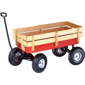 Heavy-Duty Wagon w/ Wood Sides