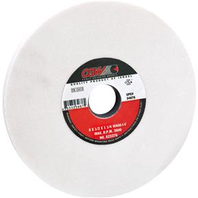 8" X 1/2" Grind Wheel, Friable, Type 1 A60 1-1/4" Bore