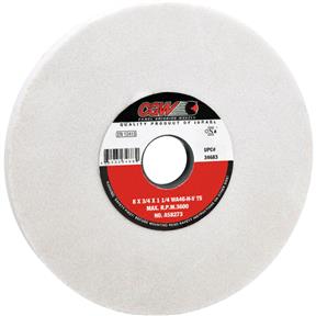 8" X 3/4" Grind Wheel, Friable, Type 1 A46 1-1/4" Bore