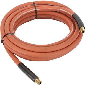 60325 3/8" x 25' Red Rubber Air Hose