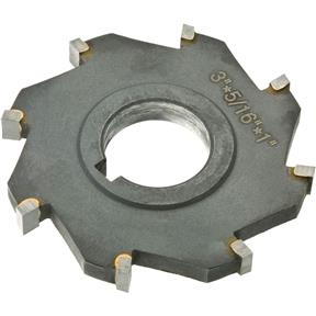 Carbide Tip Side Mill Cutter 3" x 5/16" x 1" B - 8T