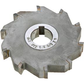 Carbide Tip Side Mill Cutter 4" x 5/8" x 1" B - 10T