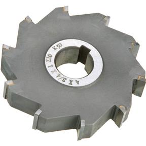 Carbide Tip Side Mill Cutter 4" x 3/4" x 1" B - 10T