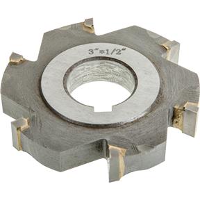 Carbide Tip Side Mill Cutter, 3" x 1/2" x 1" B - 6T