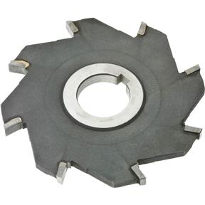 Carbide Tip Side Mill Cutter, 4" x 1/4" x 1" B - 8T