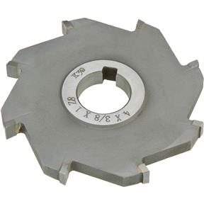 Carbide Tip Side Mill Cutter, 4" x 3/8" x 1" B - 8T