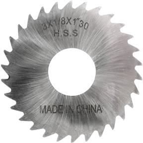 HSS Slitting Saws - 3" x 1/8" x 1" 30T