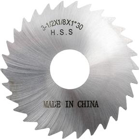 HSS Slitting Saws - 3-1/2" x 1/8" x 1" 30T