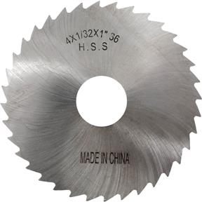 HSS Slitting Saws - 4" x 1/32" x 1" 36T