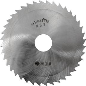 HSS Slitting Saws - 5" x 3/16" x 1" 40T