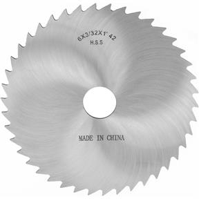 HSS Slitting Saws - 6" x 3/32" x 1" 40T