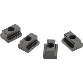 T-Slot Nuts, pk. of 4, 1/2" Slot, 3/8" - 16