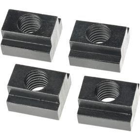 T-Slot Nuts, pk. of 4, 11/16" Slot, 5/8" - 11