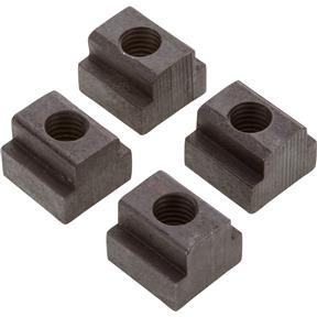 T-Slot Nuts, pk. of 4, 13/16" Slot, 5/8" - 11