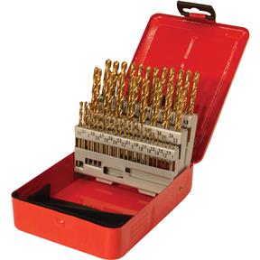 TiN Coated Drill Set - 50 pc. Metric