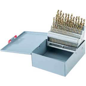 TiN Coated Drill Bit Set - 1-60 Bit Set