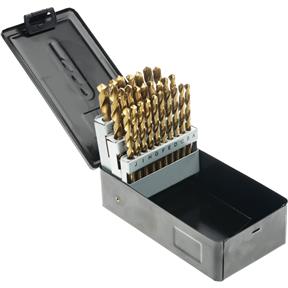 TiN Coated Drill Bit Sets - 26 pc. Set