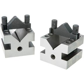90° V-Blocks w/ Clamp Set - 2-1/2" x 2-1/2" x 2"
