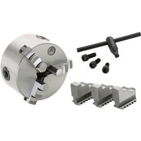 4" 3-Jaw Plain Back Scroll Chuck