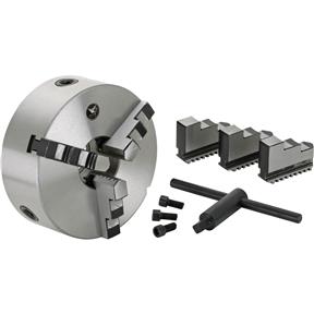 6" 3-Jaw Plain Back Scroll Chuck