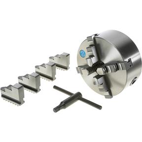 6" 4-Jaw Plain Back Scroll Chuck