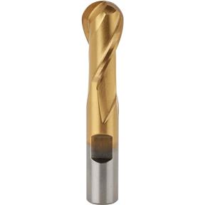 TiN Coated Ball End Mills - 5/8" Dia.