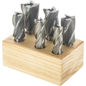 6 pc. End Mill Set - 4 Flute, Large