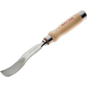 Sculpture Chisel #7 Sweep 1-1/4" Bent Gouge