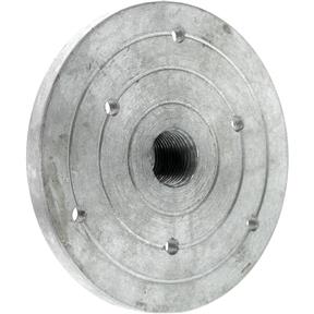 Aluminum Face Plate - 4" x 3/4" x 16 TPI