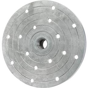 Aluminum Face Plate - 6" x 3/4" x 16 TPI