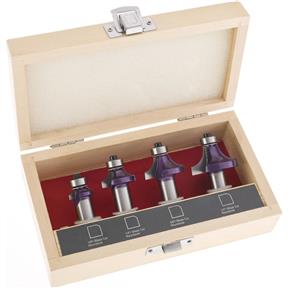Roundover 4 pc. Set, 1/2" Shank