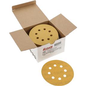 5" Sanding Disc, A120-C H&L 8 Hole, 50 pc.