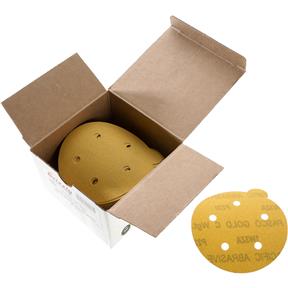 5" Sanding Disc, A220-C PSA 5 Hole, 50 pc.