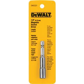 DW2221 1/4" x 2-9/16" Magnetic Nutdriver