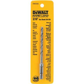 DW2556 3/16" Hex Shank Drill Bit