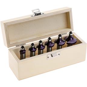 Roundover 6 pc. Set, 1/2" Shank