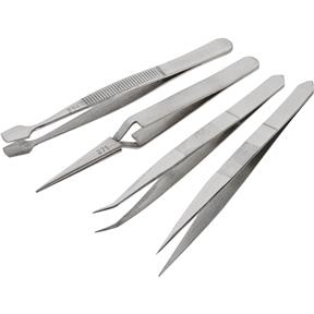 4pc General Purpose Tweezer Set