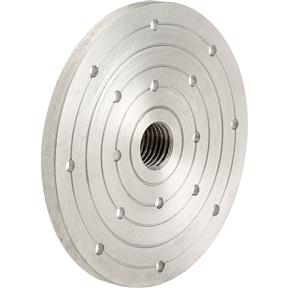 Aluminum Face Plate 6" x 1" x 8 TPI
