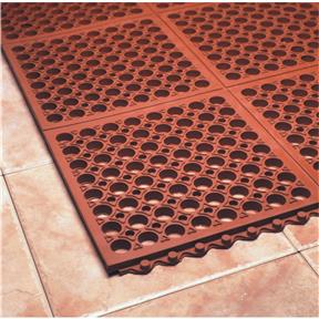 Terra Cotta Grease Proof Mat 3' x 3' x 3/4"