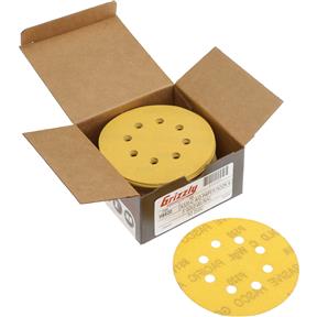5" Sanding Disc, A320-C H&L 8 Hole, 50 pc.