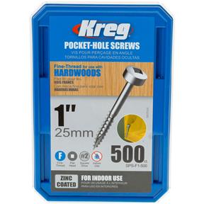 1" #6 Fine, Pan-Head Screw 500 pc. Kit