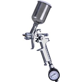 Mini HVLP Spray Gun, Stainless Steel Cup
