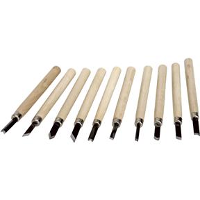 Wood Carving Chisel Set, 10 pc.