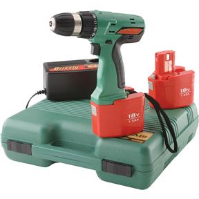 18V Deluxe Cordless Drill With Grip