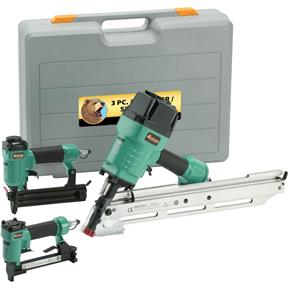 Air Nailer / Stapler 3 pc. Kit