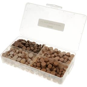 1/2" Face Grain Flat Plug Kit, 400 pc.